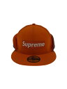 【中古】Supreme◆キャップ/7 3/8/ポリエステル/ORN/無地/メンズ【服飾雑貨他】(4)