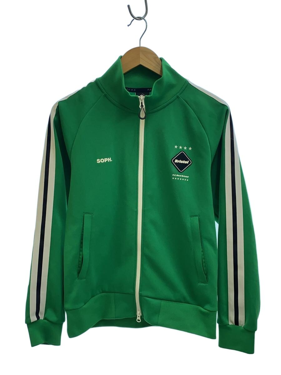 【中古】F.C.R.B.(F.C.Real Bristol)◆TRAINING TRACK JACKET/ジャケット/S/ポリエステル/GRN/FCRB-220035【メンズウェア】