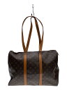 【中古】LOUIS VUITTON◆フラネリー45_モノグラム・キャンバス_BRW/PVC/BRW【バッグ】
