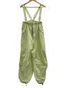 【中古】BEAMS BOY◆オーバーオール/--/コットン/GRN/無地/13-17-0003-791【レディースウェア】
