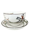 【中古】WEDGWOOD◆ボーンチャイナ HUNTING SCENES ハンティングシーン ジャパニーズティーカップ ソーサー【キッチン用品】