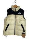 【中古】THE NORTH FACE◆ベスト/L/ポリエステル/CRM/NF0A4QZ4【メンズウェア】