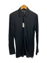 【中古】YOHJIYAMAMOTO+NOIR◆長袖シャツ/1/ウール/BLK【レディースウェア】(4)