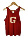 【中古】Champion◆タンクトップ/38/レーヨン/RED/無地【メンズウェア】(4)