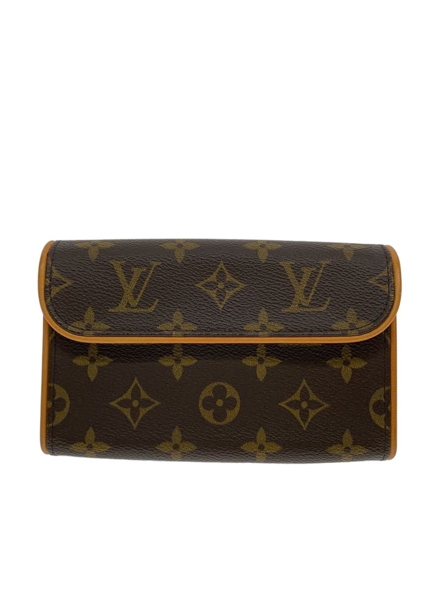 【中古】LOUIS VUITTON◆ポシェット・フロランティーヌ_モノグラム・キャンバス/PVC/BRW/総柄【バッグ】
