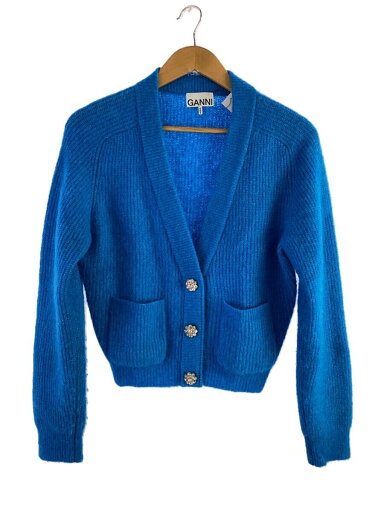 【中古】GANNI◆カーディガン(薄手)/XS/アルパカ/BLU/22-158-12-061372【レディースウェア】 【中古】GANNI◆カーディガン(薄手)/XS/アルパカ/BLU/22-158-12-061372【レディースウェア】