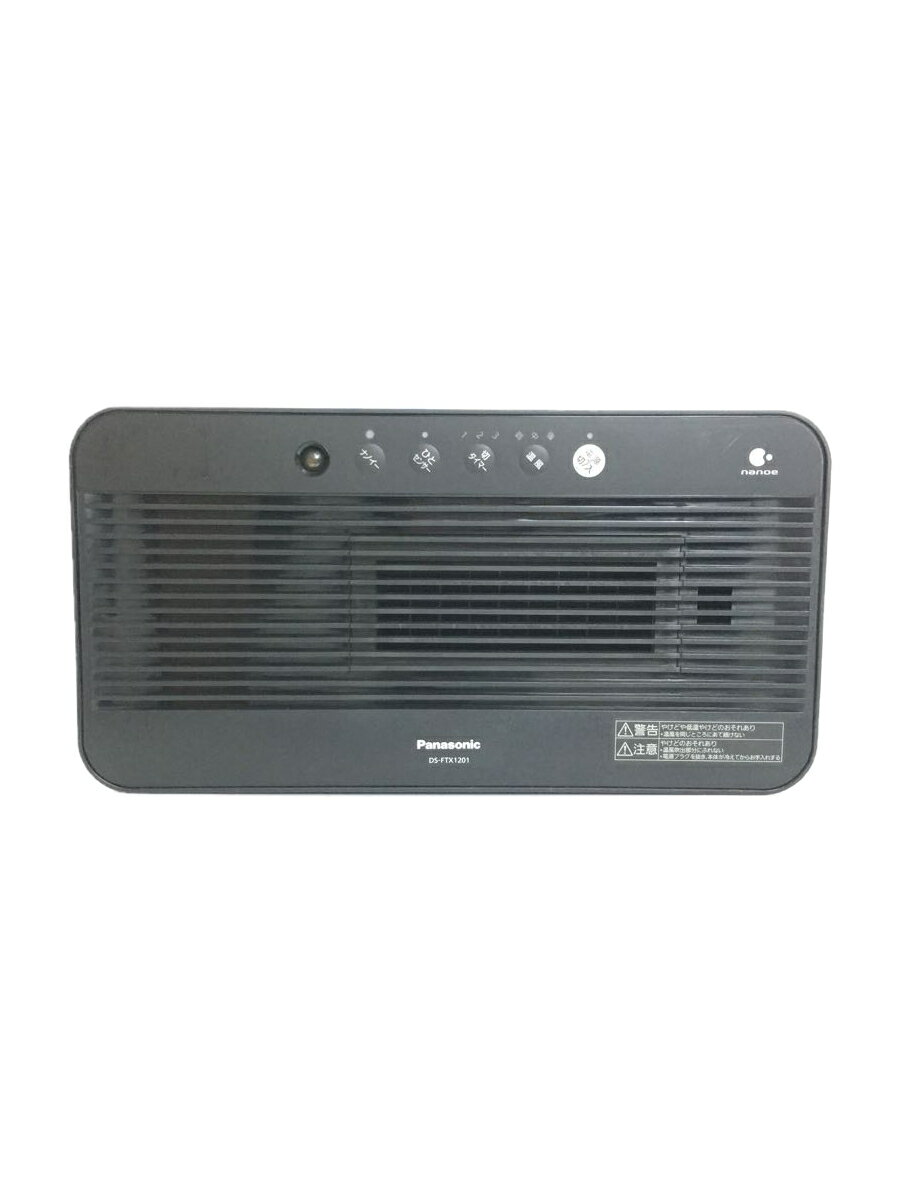 【中古】Panasonic◆ヒーター/ストーブ/DS-FTX1201-K [ブラック]/電気ストーブ/ナノイー/人感センサー【家電・ビジュアル・オーディオ】