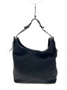 【中古】GUCCI◆ショルダーバッグ_GGキャンバス/--/BLK/総柄【バッグ】