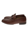 【中古】Salvatore Ferragamo◆ビットローファー/スクエアトゥ/ガンチーニ/ローファー/UK8/BRW/レザー【シューズ】(4)