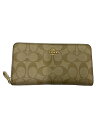 【中古】COACH◆長財布/レザー/CRM/無地/レディース/B2280 C4452【服飾雑貨他】
