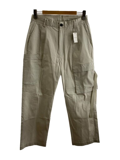 【中古】Toironier◆スラックスパンツ/カーゴパンツ/FREE/コットン/WHT【メンズウェア】