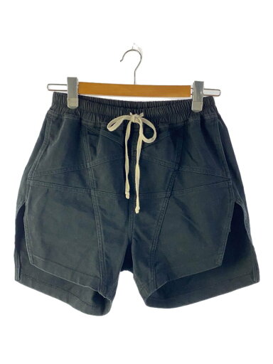 【中古】Rick Owens◆ショートパンツ/34/コットン/ブラック【メンズウェア】 【中古】Rick Owens◆ショートパンツ/34/コットン/ブラック【メンズウェア】