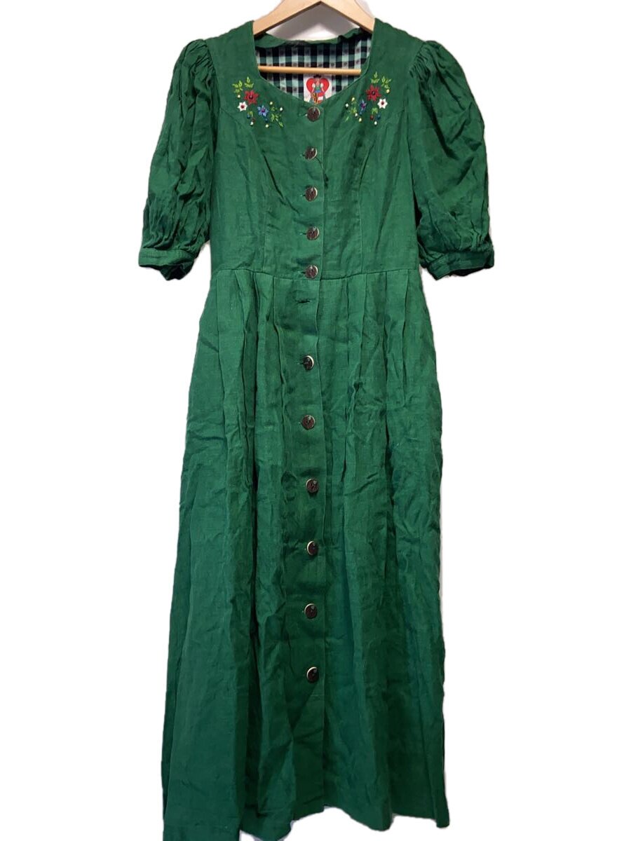 SALZBURGER DIRNDL/チロリアンワンピース/半袖ワンピース/40/--/GRN/ボタン欠け//