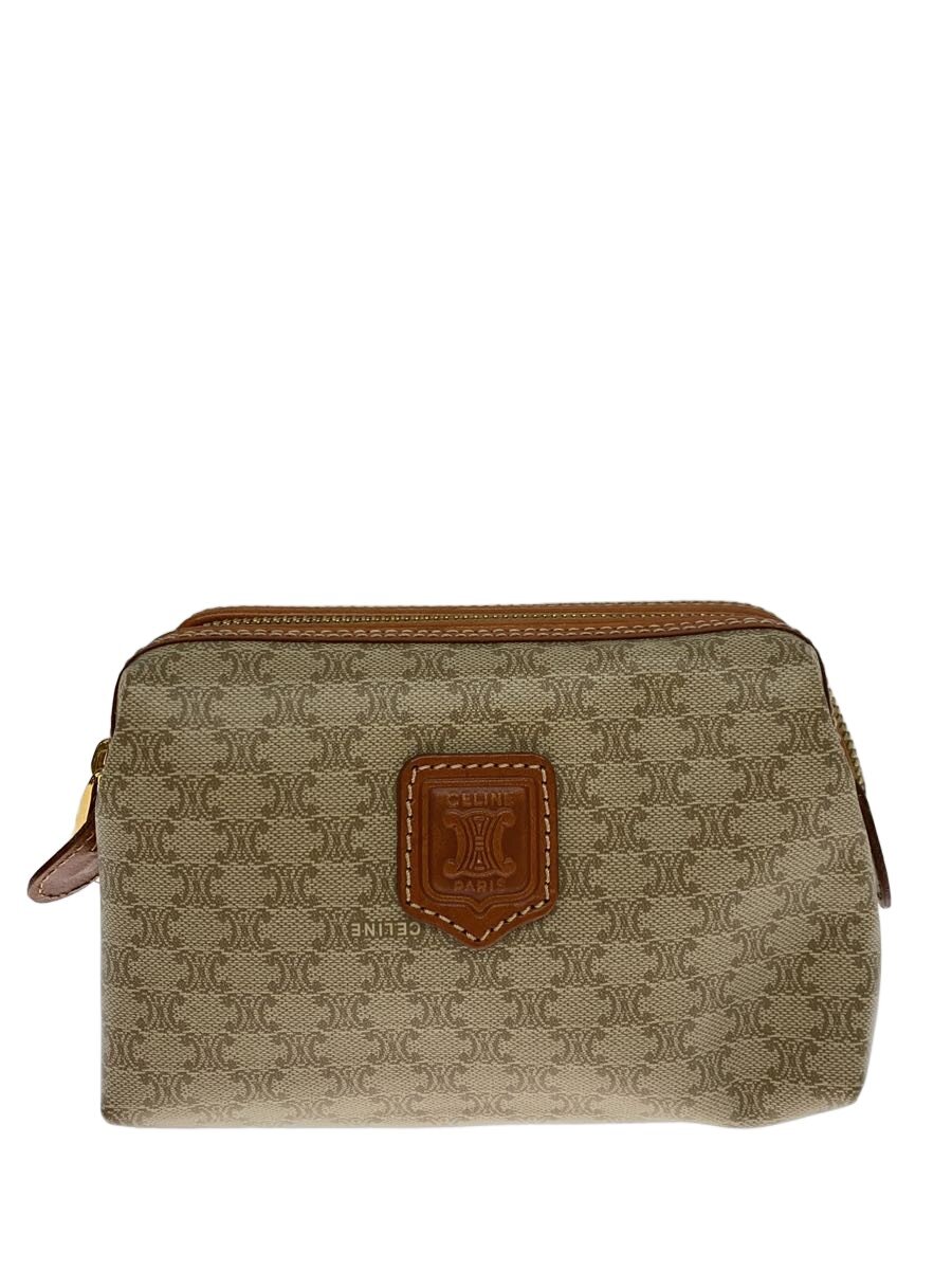 【中古】CELINE◆ポーチ/--/BEG/総柄//【バッグ】