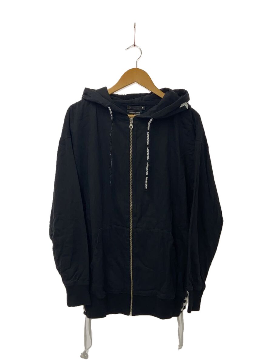 Rakuten - 【中古】MINEDENIM◆×CONVERSE TOKYO/ジップパーカー/1/コットン/BLK/A2898UPK01【メンズウェア】