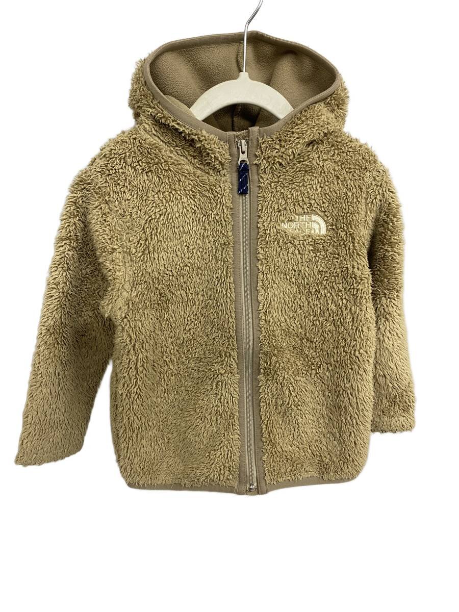 【中古】THE NORTH FACE◆ジャケット/100cm/フリース/BEG/無地/nab71602【キッズ】
