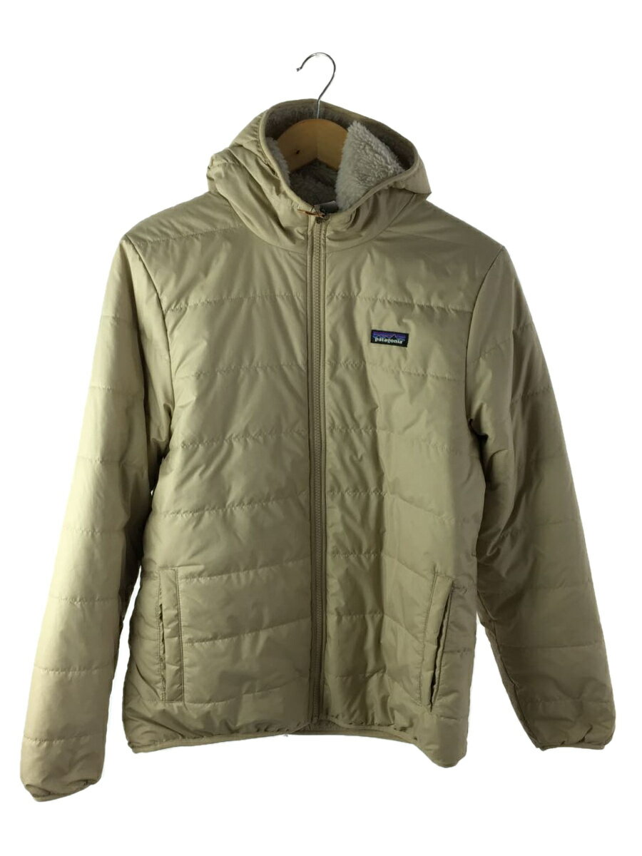 【中古】patagonia◆ジャケット/--/ポリエステル/BEG/68095【レディースウェア】