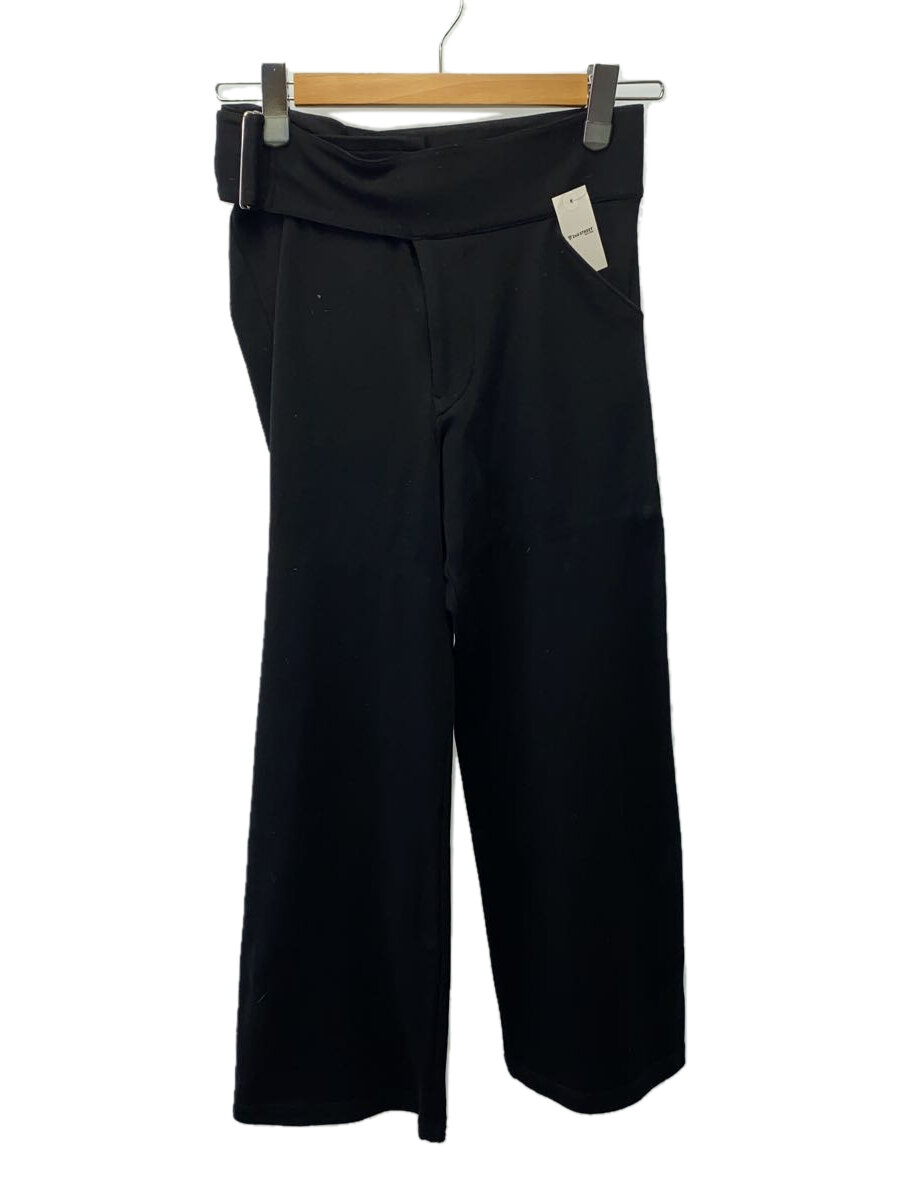 【中古】YOHJI YAMAMOTO◆00s/OLD/アーカイブ/ベルテッドパンツ/ボトム/2/レーヨン/ブラック/FZ-T53-282【レディースウェア】