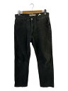 【中古】Levi’s◆00S/後染めブラック/ボトム/34/デニム/GRY/無地/052177788052【メンズウェア】