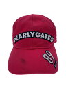 【中古】PEARLY GATES◆キャップ/--/PNK/レディース//【服飾雑貨他】