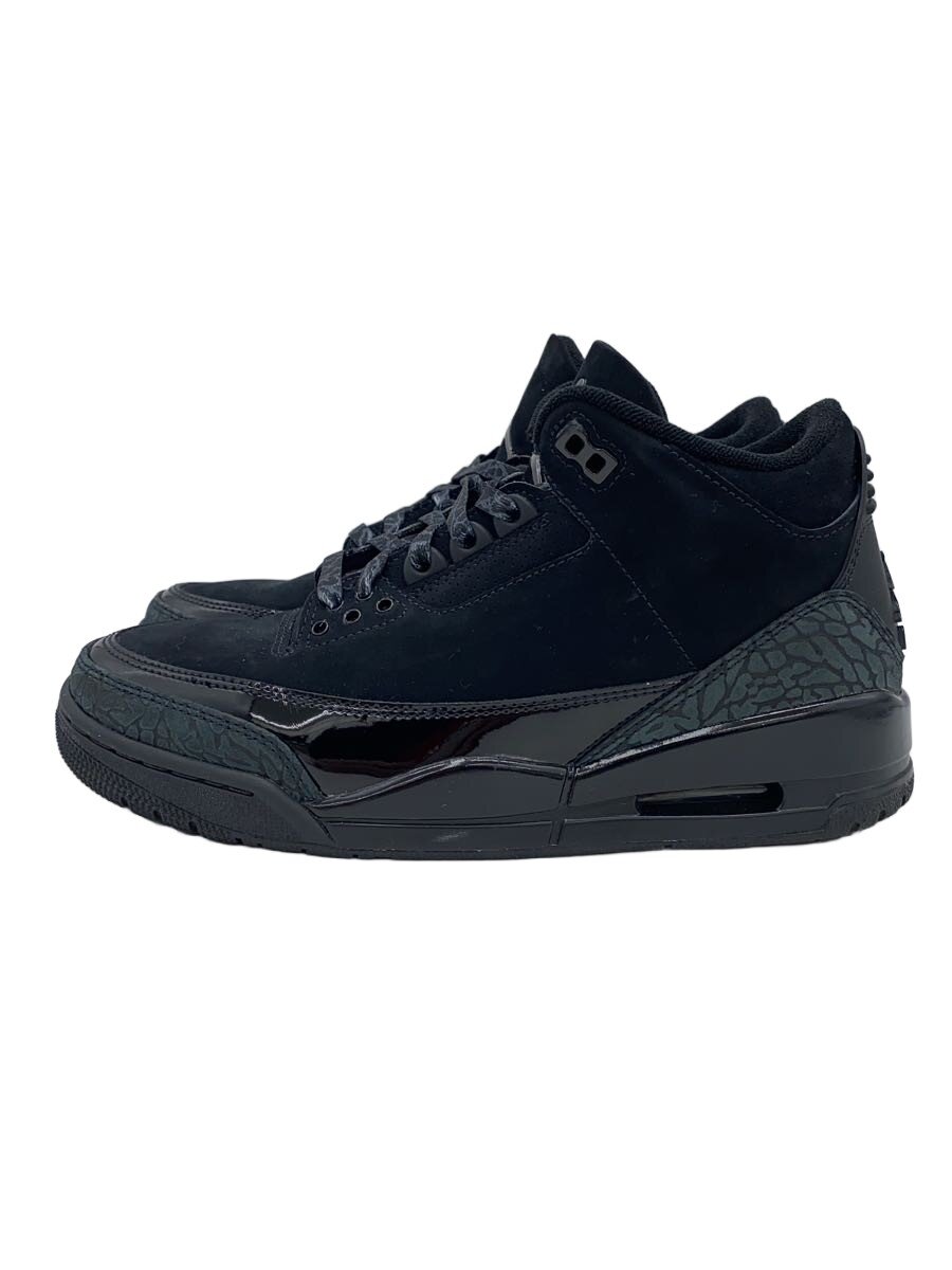 NIKE◆ナイキ/Air Jordan 3 Retro Black Cat/25cm/ブラック/CT8532-001/? NULL ?