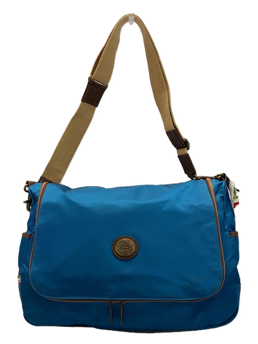 【中古】Orobianco◆ショルダーバッグ/--/BLU/無地【バッグ】