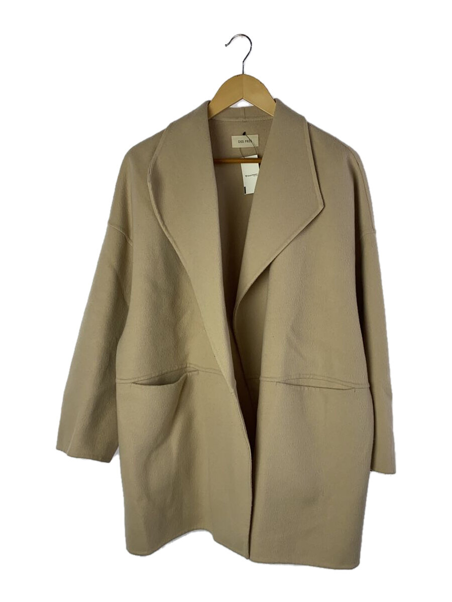 【中古】DES PRES◆コート/FREE/ウール/BEG【メンズウェア】