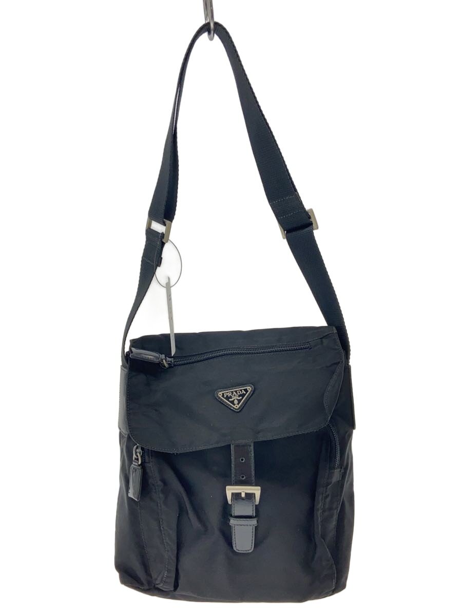 【ブランド】PRADA 【ブランドカナ】プラダ 【型番】 【程度】B 【サイズ】 【メインカラー】ブラック 【素材・生地】ナイロン 【キーワード】　　 2026/01/19 セカンドストリート甲府昭和店【3995】【中古】PRADA◆ショルダーバッグ/ナイロン/BLK【バッグ】 ブランド PRADA 型番 カラー ブラック 柄 素材・生地 ナイロン>色・素材について サイズ >サイズ表示について 実寸（cm） 【バッグ】 マチ：11 / 高さ：21 / 幅：21 / 持ち手：/ 【その他】 その他サイズ：/ 商品は　セカンドストリート甲府昭和店の店頭にて販売しております。商品に関するお問合わせは、お電話(TEL:055-230-8552)にて、問合わせ番号：2339953681430をお伝えください。 配送方法やお支払い方法に関するお問い合わせは、サポートセンターまでご連絡をお願いします。 ※お電話の対応は営業時間内のみとなります。お問い合わせフォームでお問い合わせの際はご注文番号をご記入下さい この商品に関する出品店舗からのコメント レザーの部分ひび割れ有り。全体的に使用感有。