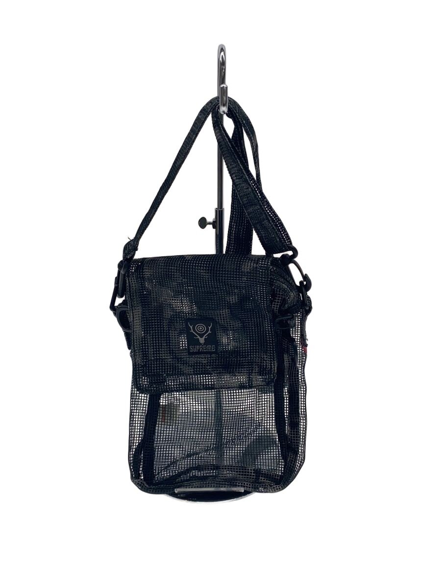 【中古】Supreme◆21SS/SOUTH2 WEST8 Heavy Mesh Game Bag/PVC/BLK/総柄【バッグ】