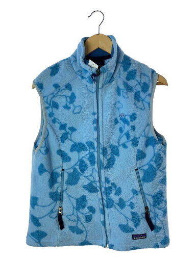 【中古】patagonia◆フリースベスト/L/ポリエステル/ブルー【レディースウェア】 【中古】patagonia◆フリースベスト/L/ポリエステル/ブルー【レディースウェア】