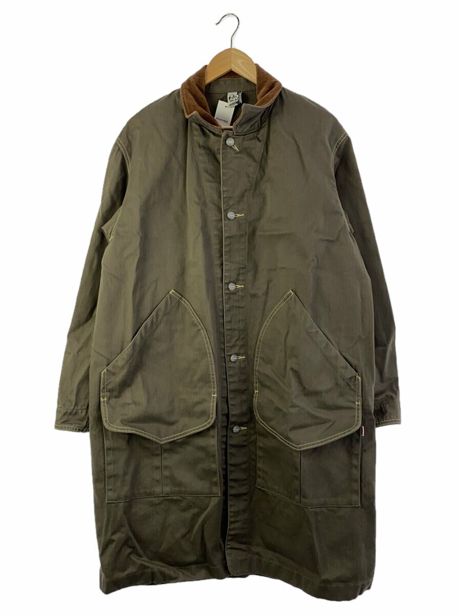 【中古】CHUMS◆コート/M/コットン/KHK/CH04-1239【メンズウェア】
