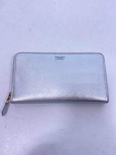 【中古】GIORGIO ARMANI◆長財布/--/SLV/レディース【服飾雑貨他】 【中古】GIORGIO ARMANI◆長財布/--/SLV/レディース【服飾雑貨他】