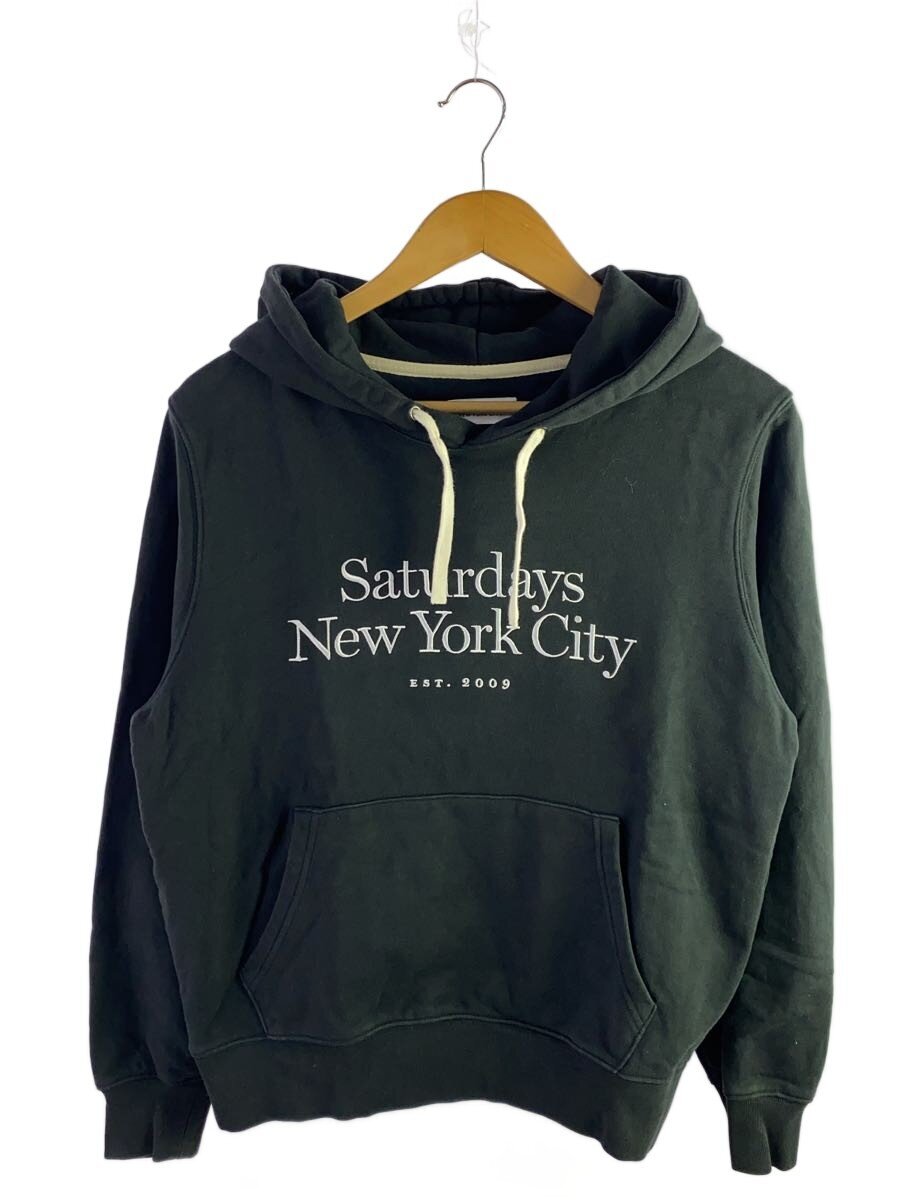 【中古】Saturdays NYC(SATURDAYS SURF NYC)◆miller stadardロゴ/パーカー/S/コットン/BLK/bbm-10150-a//【メンズウェア】