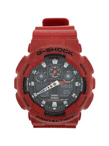 【中古】CASIO◆クォーツ腕時計・G-SHOCK/デジアナ/RED【服飾雑貨他】 【中古】CASIO◆クォーツ腕時計・G-SHOCK/デジアナ/RED【服飾雑貨他】