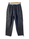 【中古】HIDE AND SEEK◆カーゴパンツ/M/コットン/BLK/無地/HP-080324//【メンズウェア】