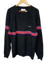 【中古】YARDSALE◆Arrow Knit/L/コットン/BLK/ボーダー【メンズウェア】(4)