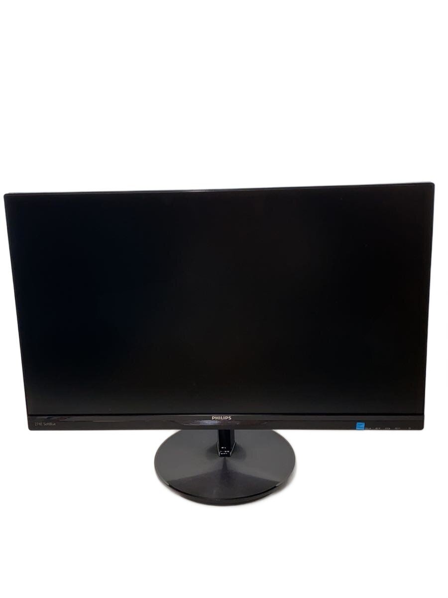 【中古】PHILIPS◆液晶モニタ・液晶ディスプレイ 274E5EDSB/11 [27インチ ブラックチェリー/ブラック]/27【パソコン】