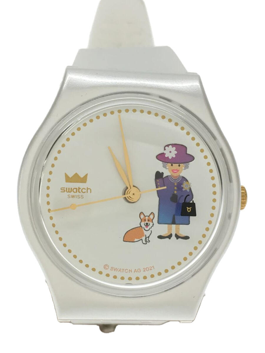 【中古】SWATCH◆腕時計/アナログ/ラ