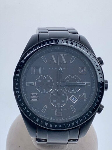 【中古】ARMANI EXCHANGE◆クォーツ腕時計/アナログ/ステンレス/ブラック/AX1255【服飾雑貨他】 【中古】ARMANI EXCHANGE◆クォーツ腕時計/アナログ/ステンレス/ブラック/AX1255【服飾雑貨他】