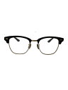 【中古】NOCHINO OPTICAL◆メガネ/ウェリントン/YUGEN/プラスチック/BLK/CLR/メンズ【服飾雑貨他】