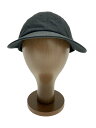 【中古】nanamica◆Wind Cap/キャップ/FREE/コットン/BLK/メンズ/S25SP118【服飾雑貨他】