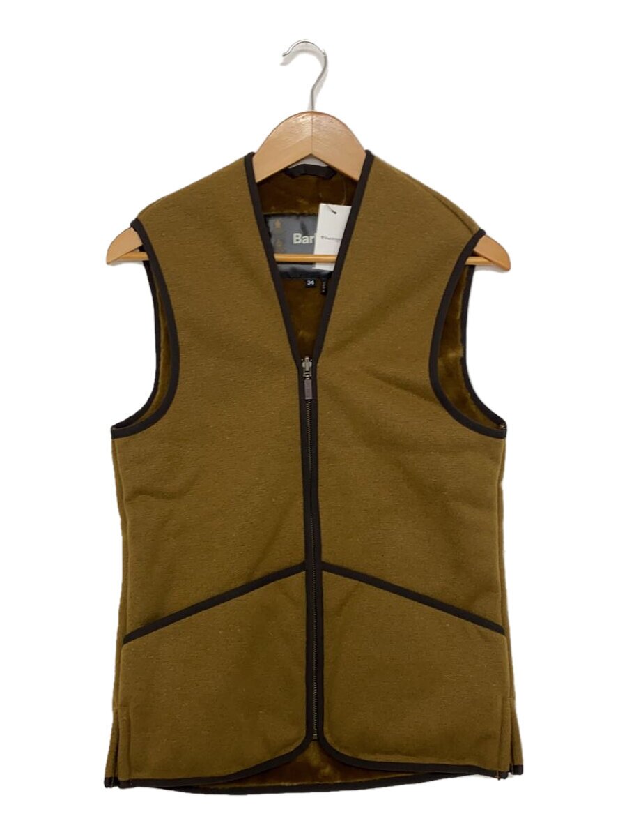 【中古】Barbour◆21AW/ボアライナーベスト/ベスト/34/アクリル/CML/2102111【メンズウェア】