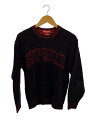 【中古】Supreme◆ニット・セーター(厚手)/S/ウール/BLK/24SS【メンズウェア】