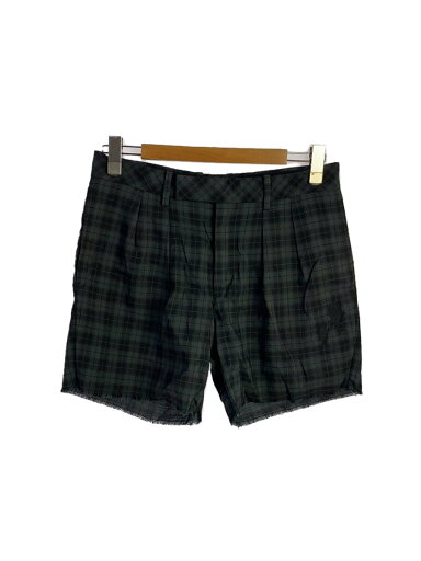 【中古】NUMBER (N)INE◆ショートパンツ/4/ウール/GRY/チェック【メンズウェア】 【中古】NUMBER (N)INE◆ショートパンツ/4/ウール/GRY/チェック【メンズウェア】