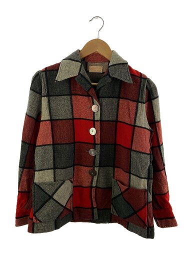 【中古】PENDLETON◆長袖シャツ/--/ウール/RED【レディースウェア】 【中古】PENDLETON◆長袖シャツ/--/ウール/RED【レディースウェア】