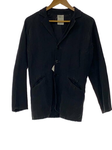 【中古】DANTON◆カバーオール/34/リネン/BLK【メンズウェア】 【中古】DANTON◆カバーオール/34/リネン/BLK【メンズウェア】