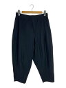 【中古】HOMME PLISSE ISSEY MIYAKE◆ボトム/3/ポリエステル/NVY/無地/HP55JF153【メンズウェア】