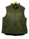 【中古】Carhartt◆ベスト/XXL/コットン/CML/無地//【メンズウェア】