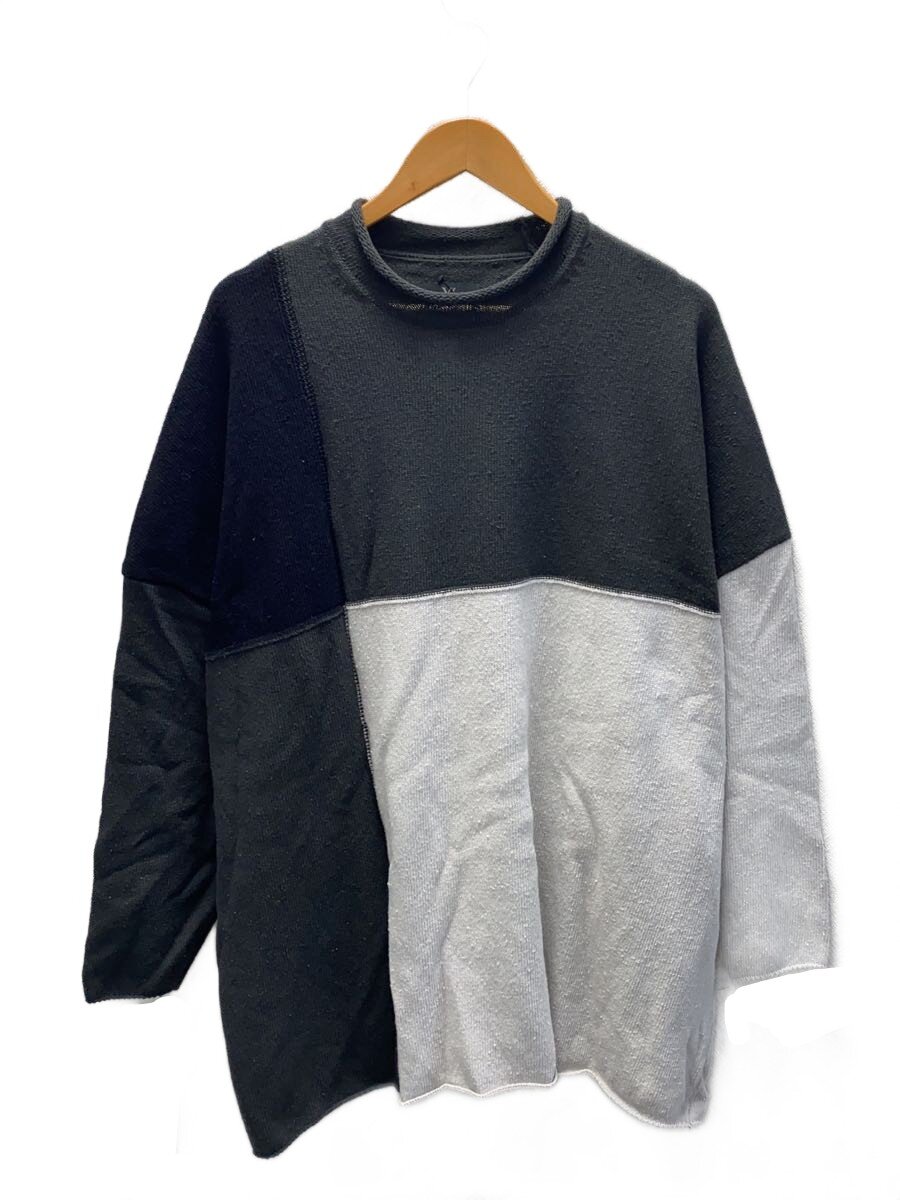 【中古】Y’s◆ニット・セーター(薄手)/2/コットン/GRY/無地/YM-K64-046【メンズウェア】