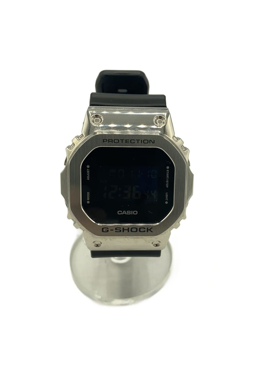 【中古】CASIO◆腕時計/デジタル/ラバー/BLK/BLK/SS/GM-5600U【服飾雑貨他】
